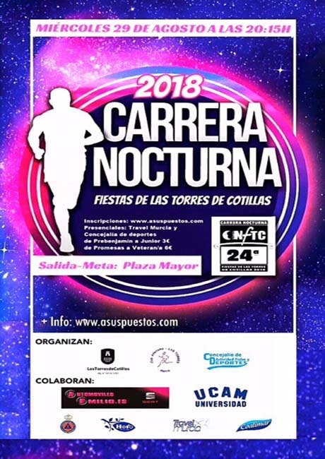 Carrera Nocturna Fiestas de Las Torres 2018