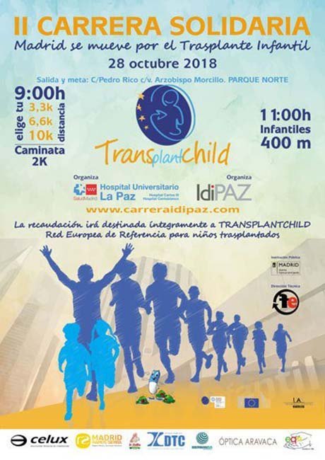 Carrera Solidaria Idipaz Hospital de la Paz 2018