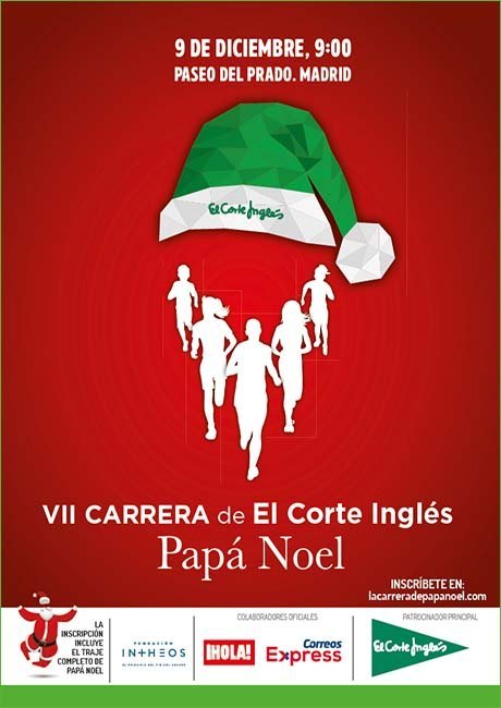 Carrera de El Corte Inglés Papá Noel 2018