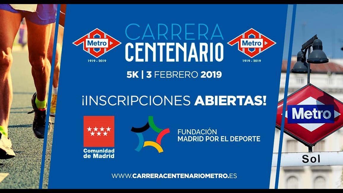 Carrera Centenario Metro de Madrid 2019