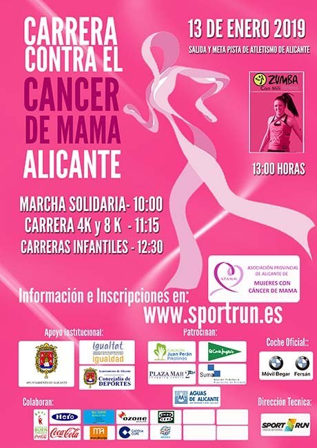 Carrera Contra El Cáncer de Máma Alicante 2019