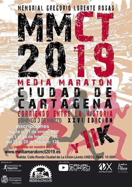 Media Maraton de Cartagena 2019
