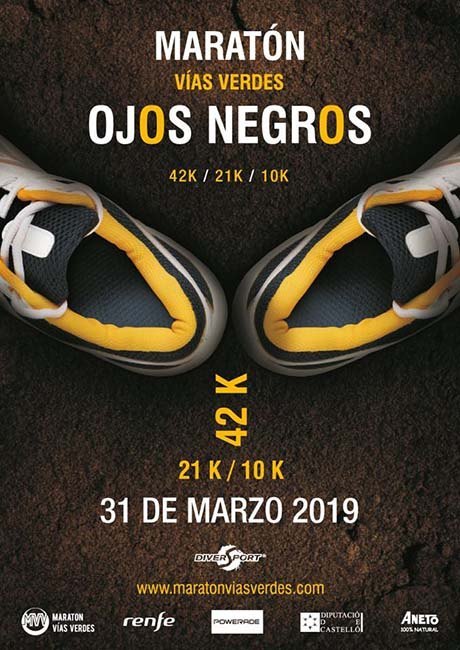 Maraton Vias Verdes Ojos Negros 2019