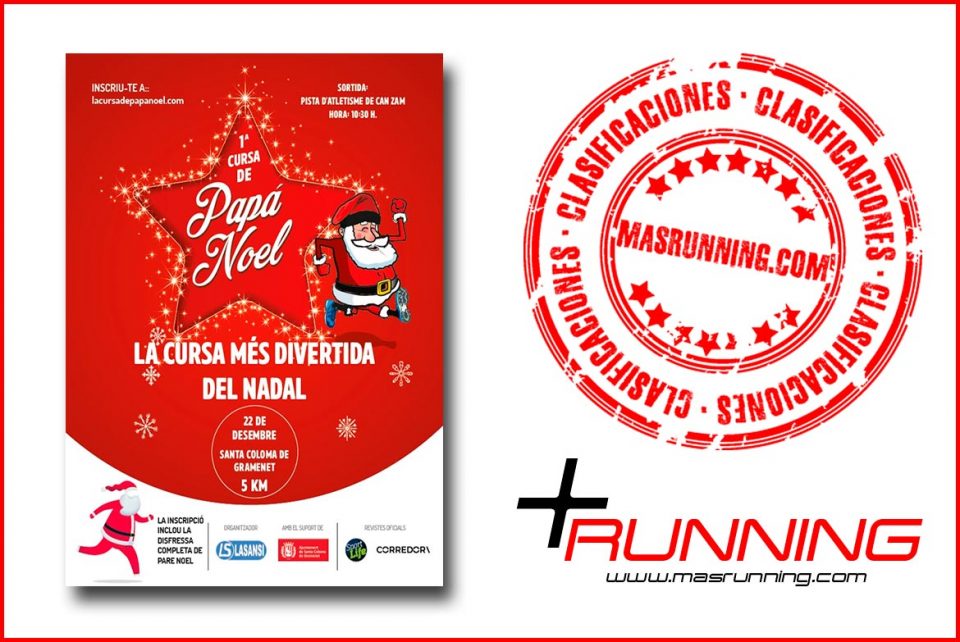 resultados cursa de papa noel de santa coloma 2019